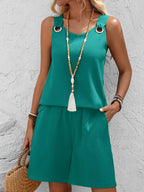 Dianise | Ensemble short et blouse légère