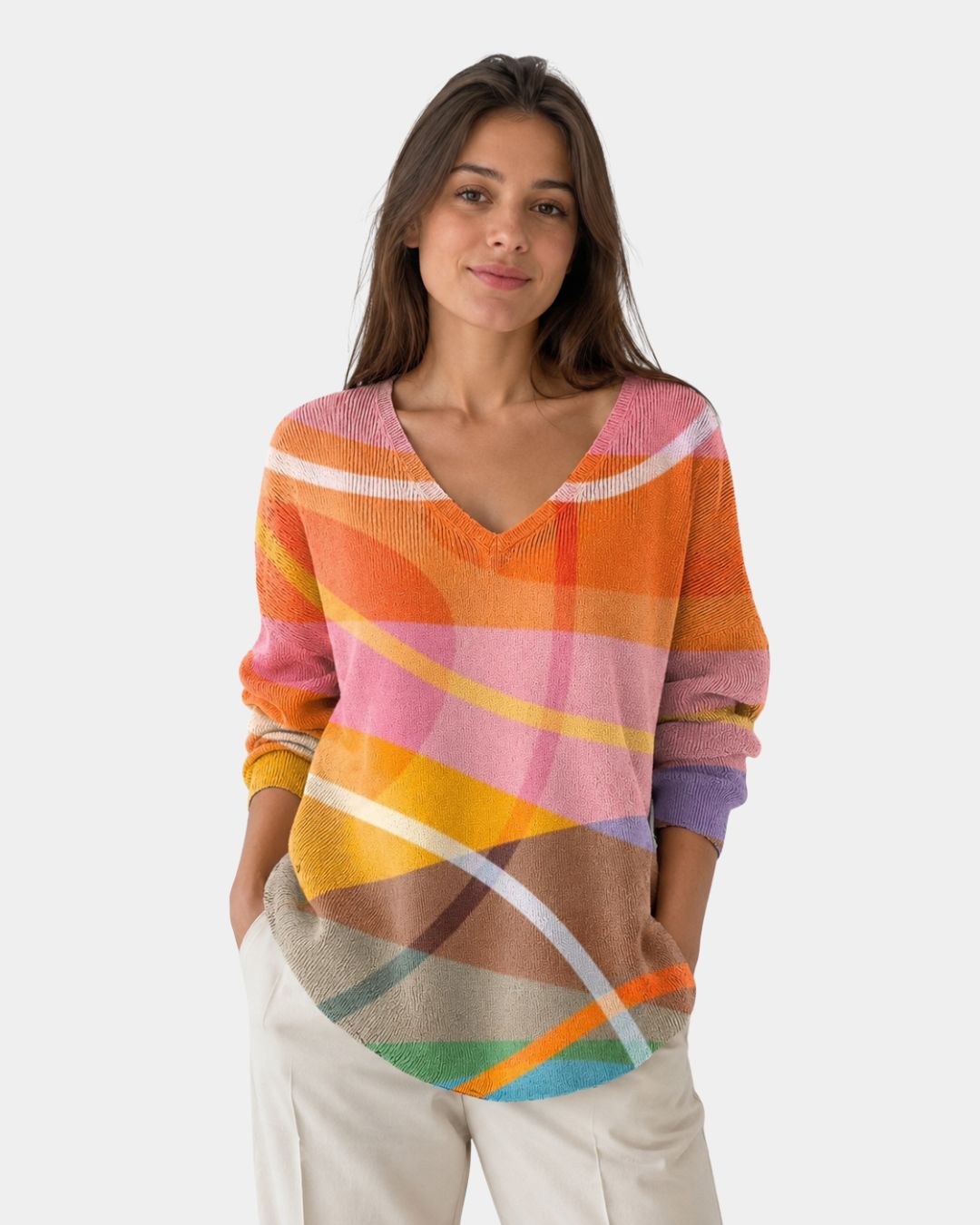 Madeleine | Pull à col en V