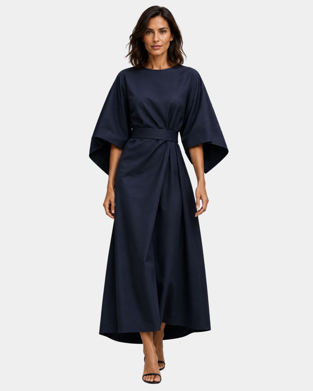 Ariane | Robe Maxi à Manches Kimono