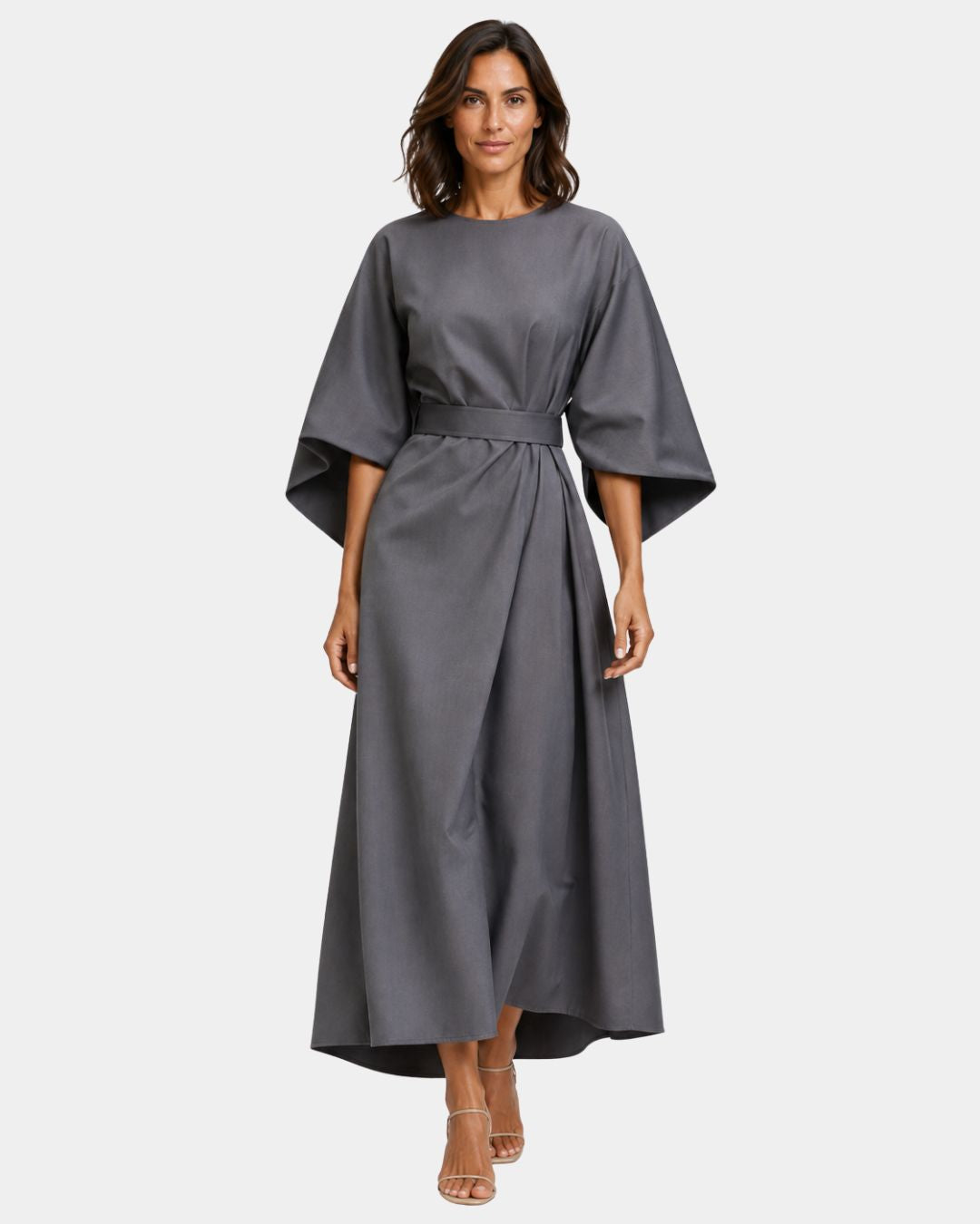Ariane | Robe Maxi à Manches Kimono