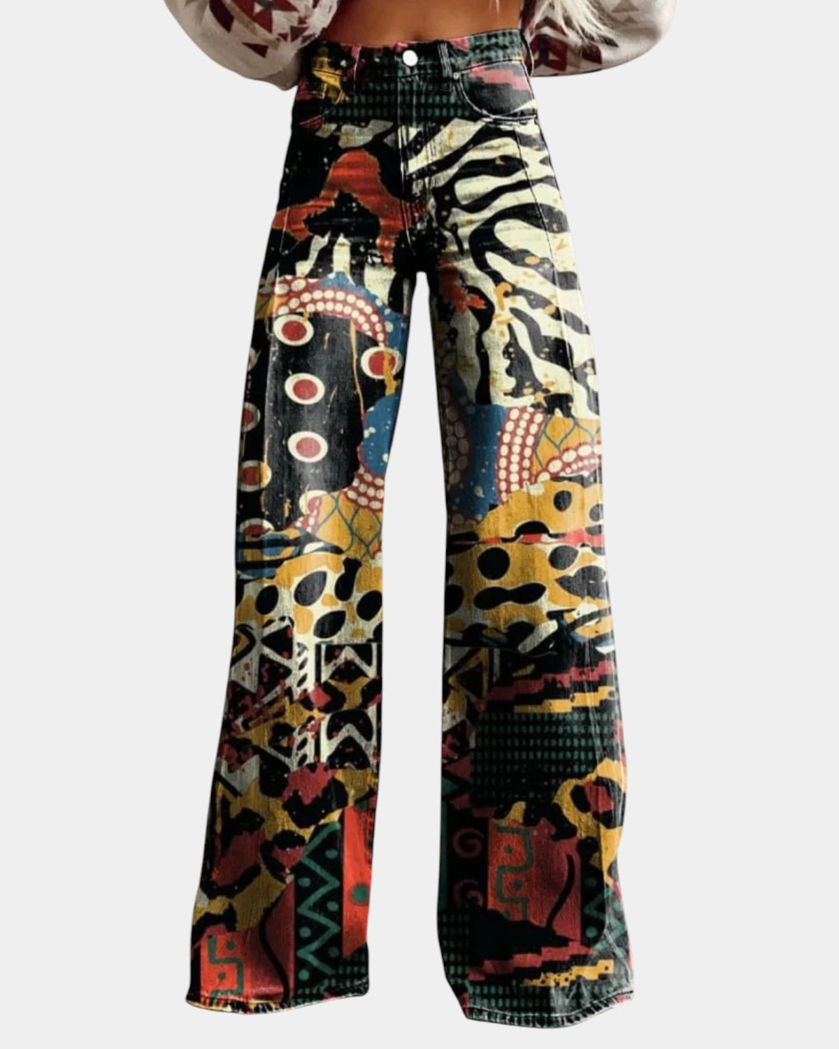 Élodie | Pantalons Amples Élégants