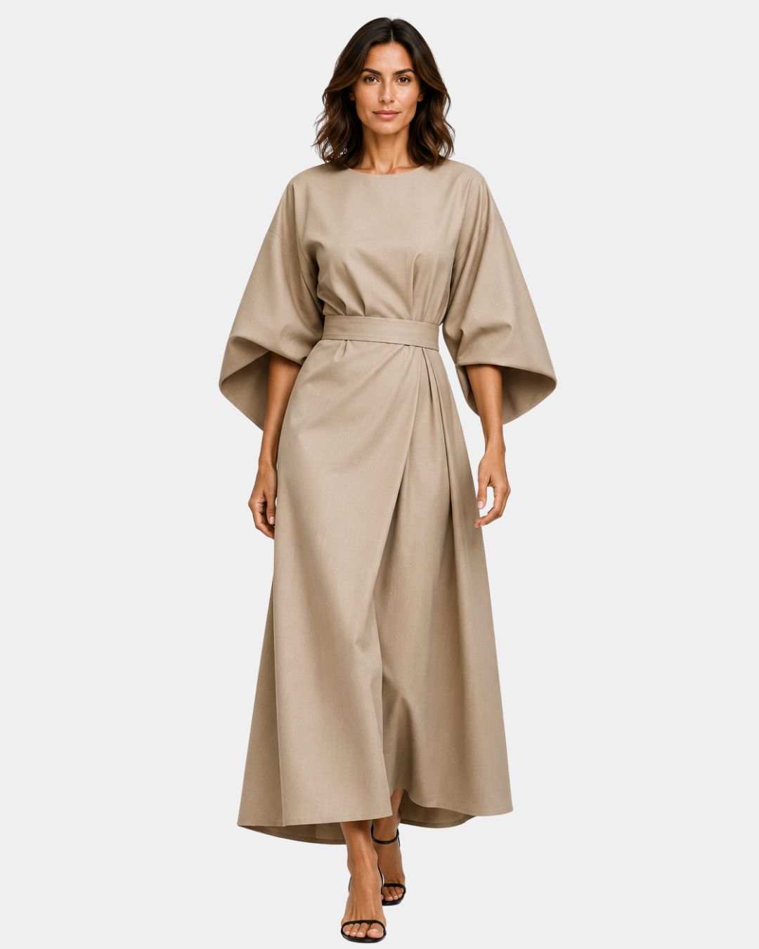 Ariane | Robe Maxi à Manches Kimono