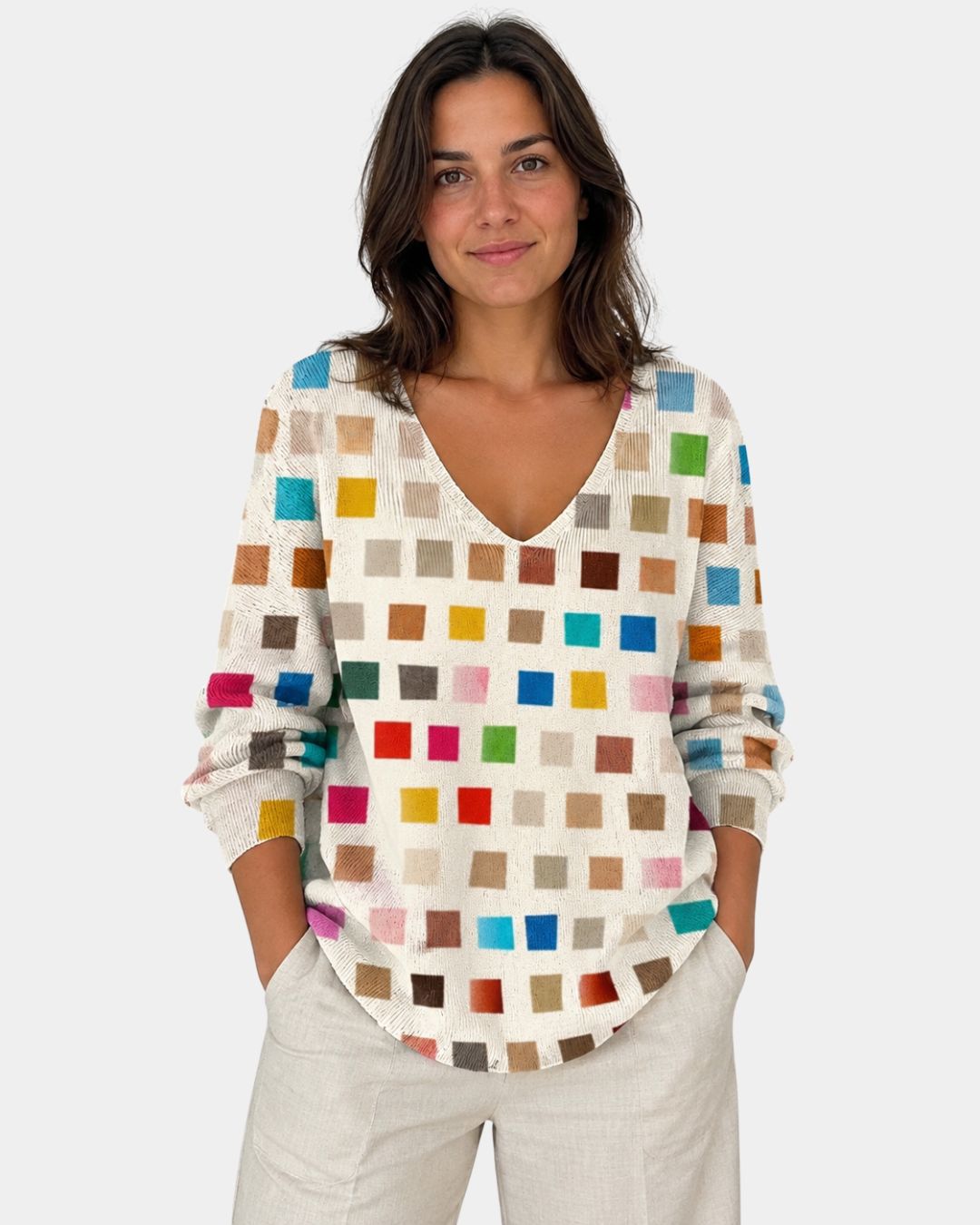 Amelie | Pull à col en V