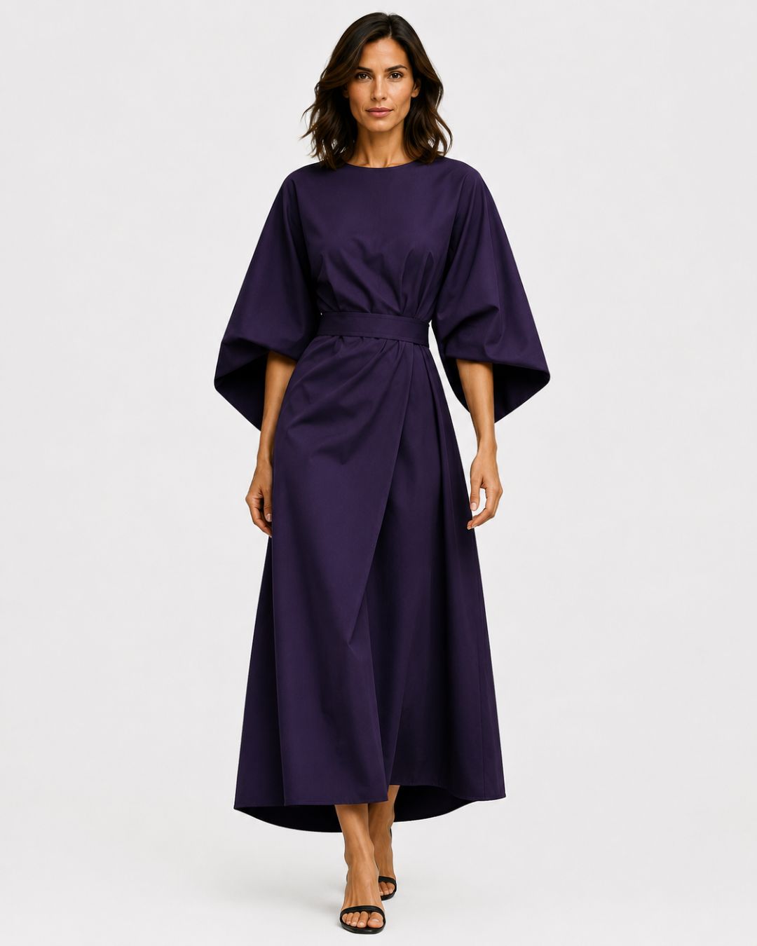 Ariane | Robe Maxi à Manches Kimono