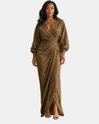 Sidonie | Robe Maxi Minimaliste Rose