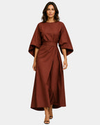 Ariane | Robe Maxi à Manches Kimono