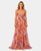Giselle | Robe longue à imprimé floral