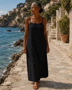 Désideria | Robe longue à fines bretelles
