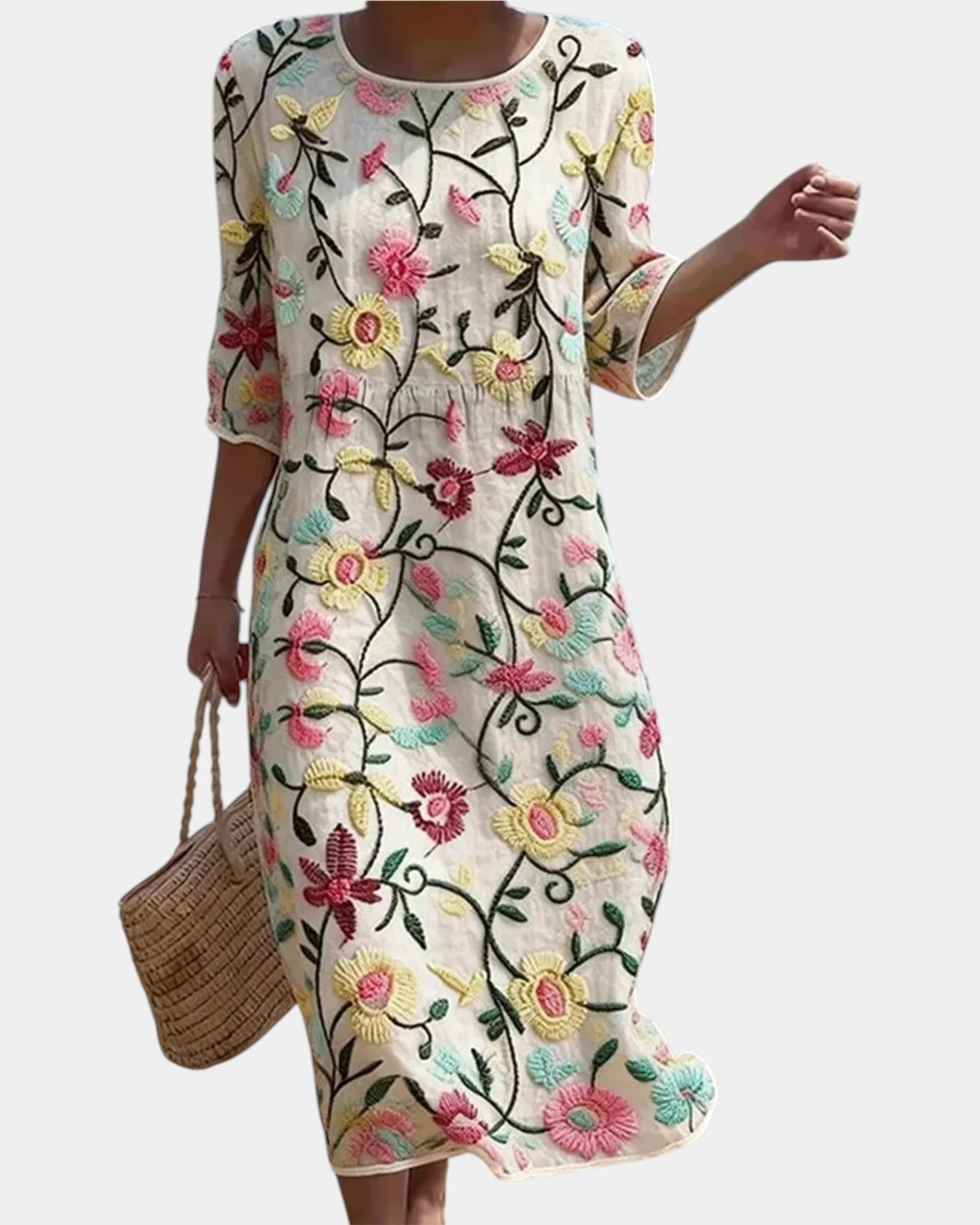 Abeline | Robe Florale Élégante
