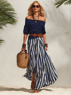 Étiennette | Ensemble blouse et jupe style méditerranéen