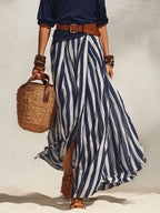 Étiennette | Ensemble blouse et jupe style méditerranéen