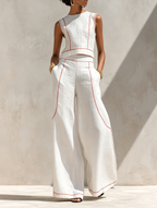Aymone | Ensemble pantalon et blouse au design moderne