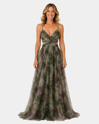Giselle | Robe longue à imprimé floral