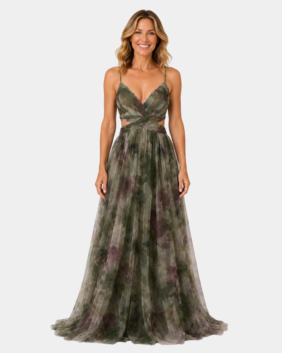 Giselle | Robe longue à imprimé floral