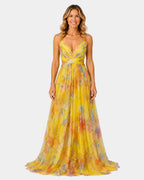 Giselle | Robe longue à imprimé floral