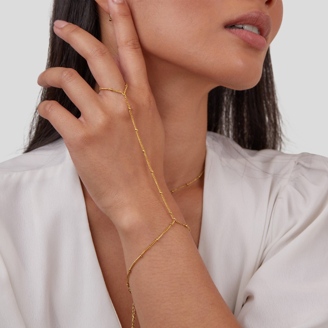 Bérénice | Bracelet Chaîne Main Chic