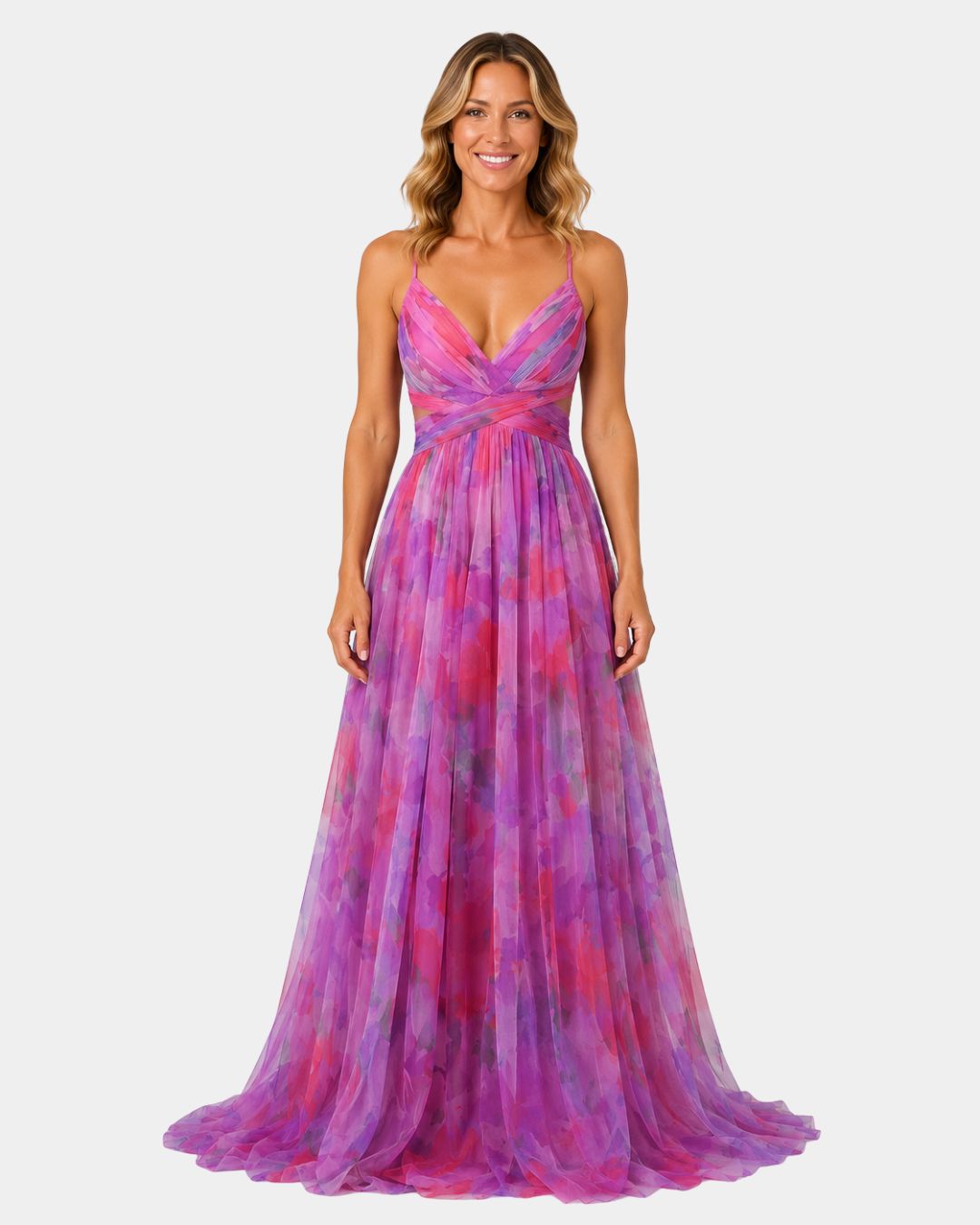 Giselle | Robe longue à imprimé floral