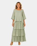 Agnès | Élégant Robe Maxi Fluide