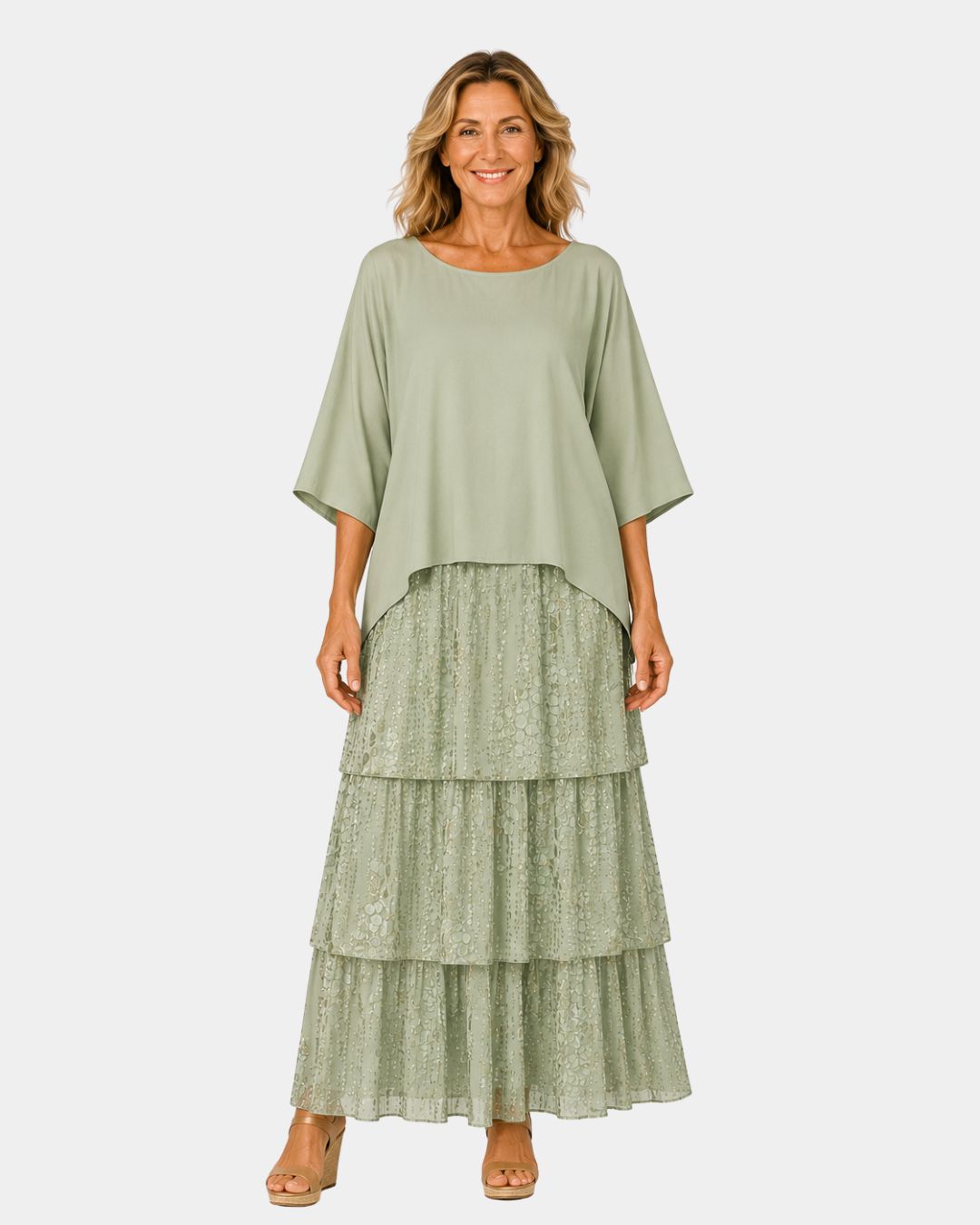Agnès | Élégant Robe Maxi Fluide