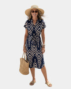 Noria | Robe midi imprimée