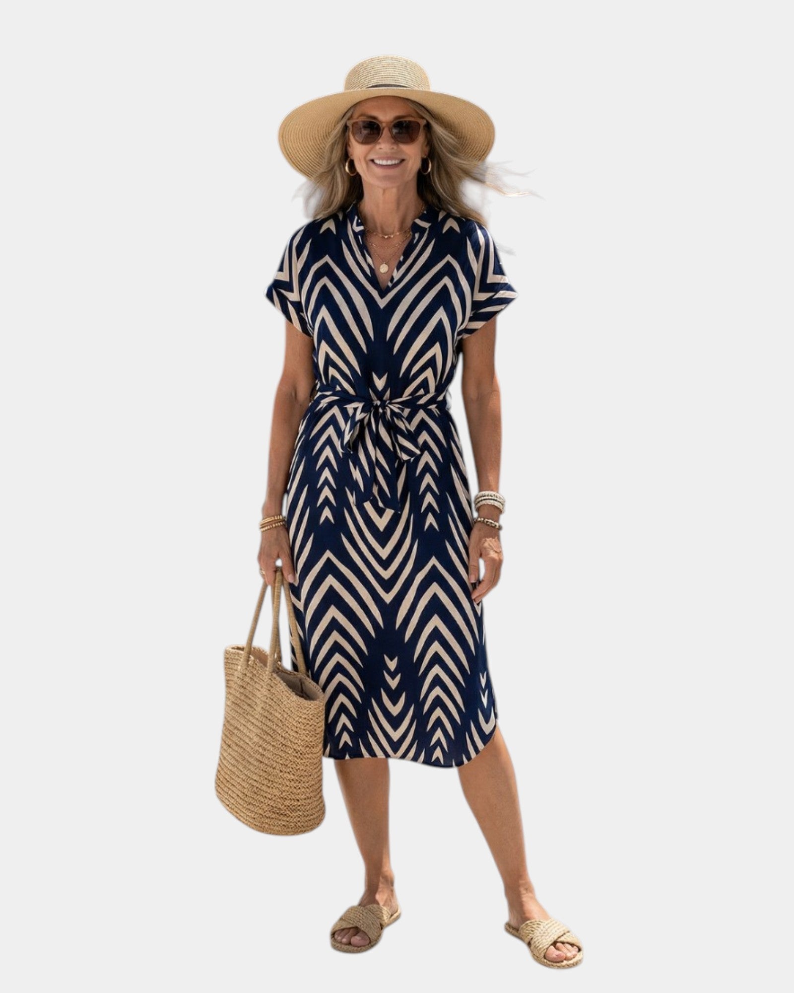 Noria | Robe midi imprimée