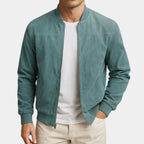 Adrian | Veste bomber en daim premium