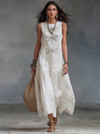 Genève - Robe Maxi Sans Manches