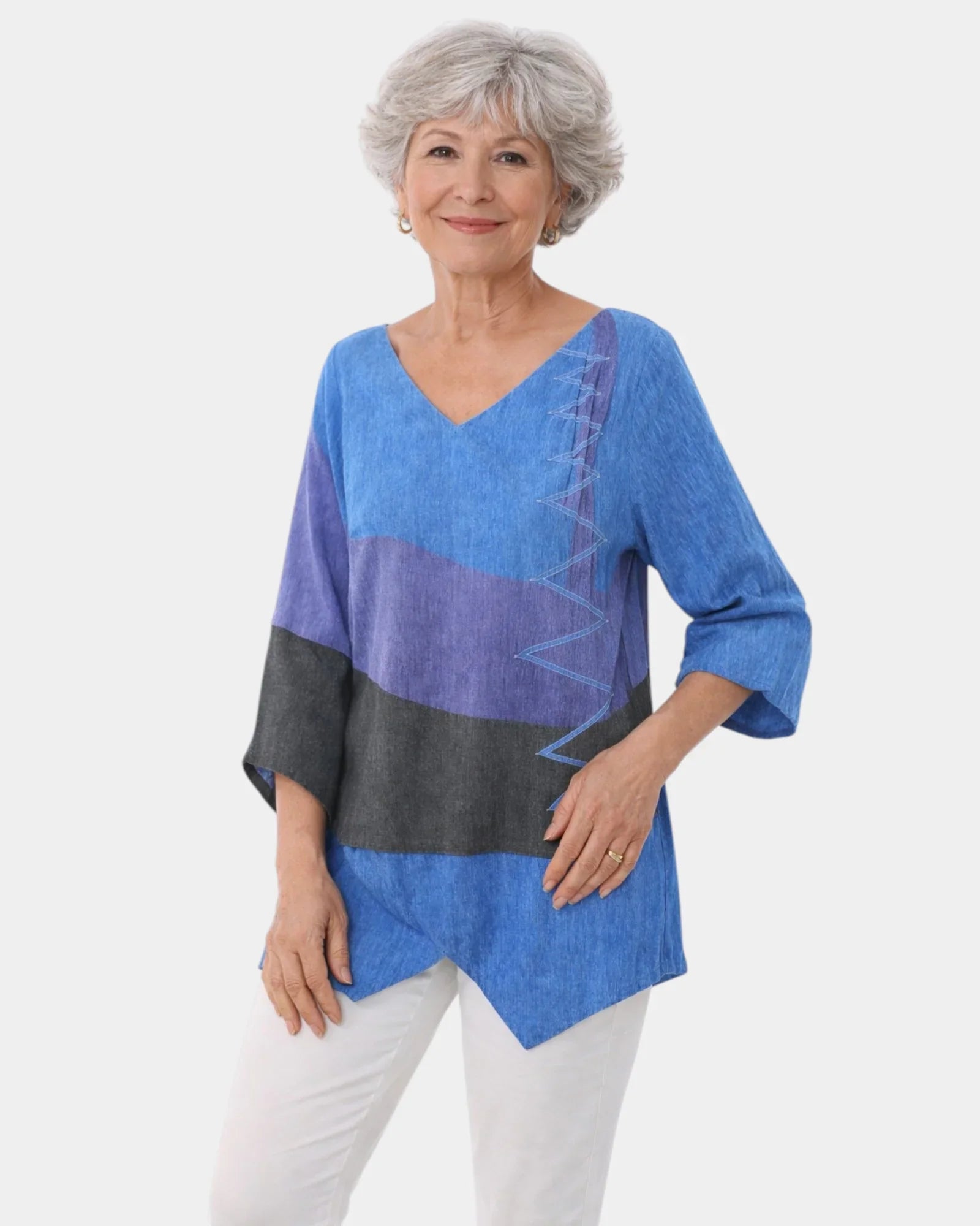 Agnès | Élégante blouse fait main