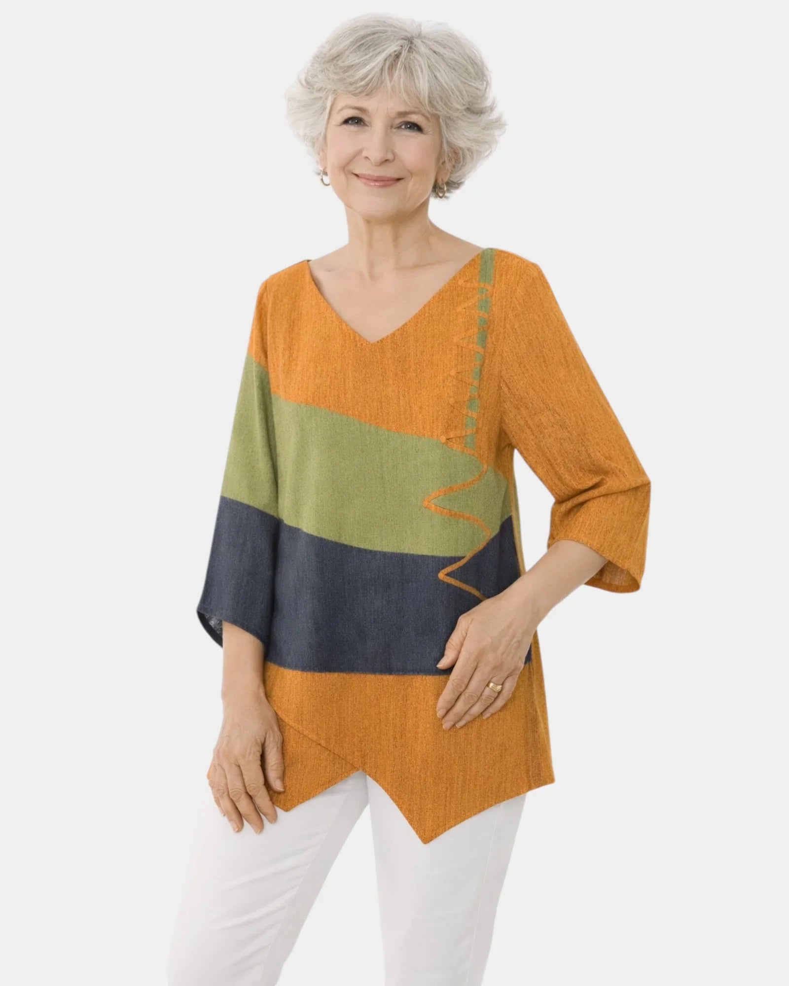 Agnès | Élégante blouse fait main