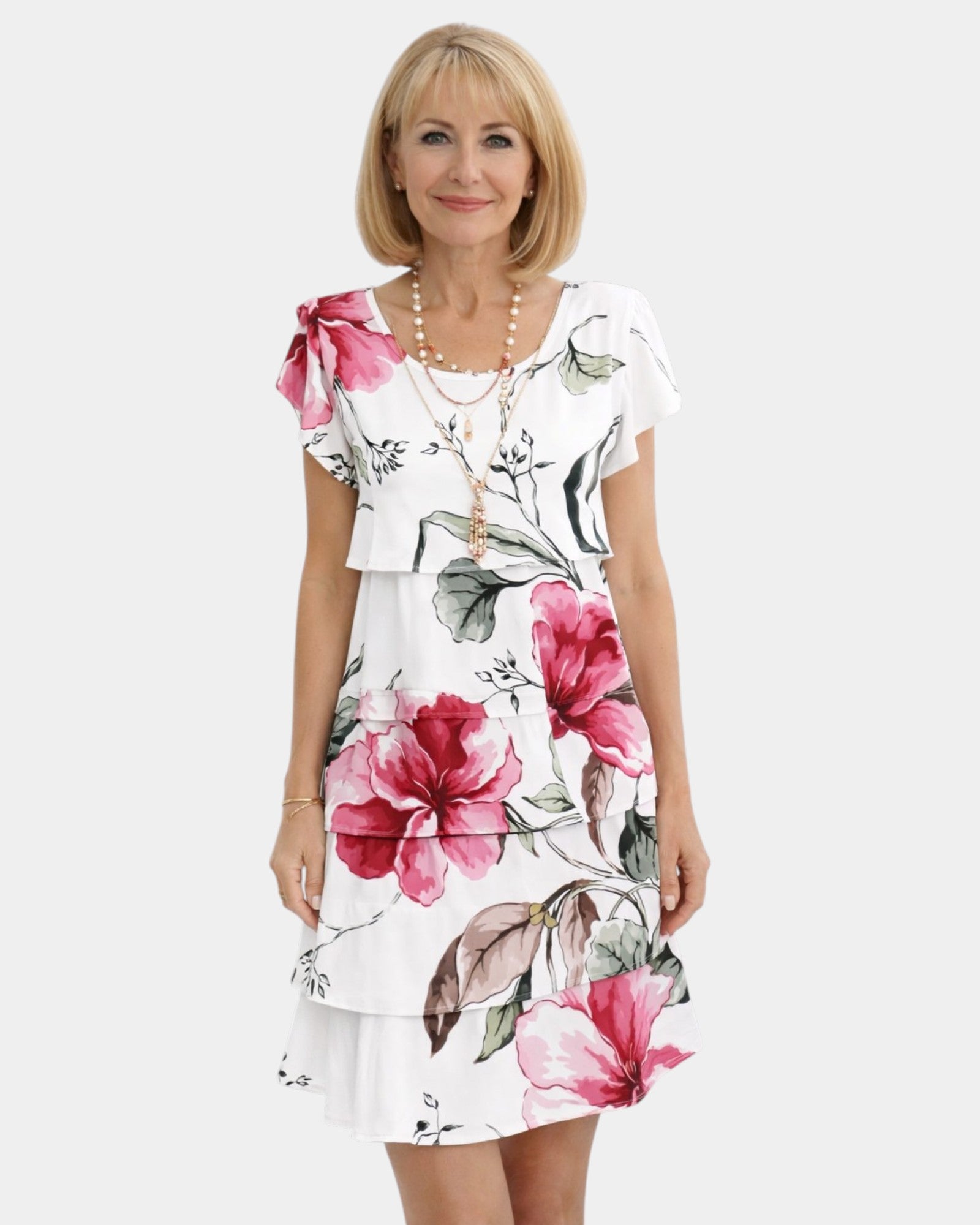 Adeline | Robe à volants élégante et confortable