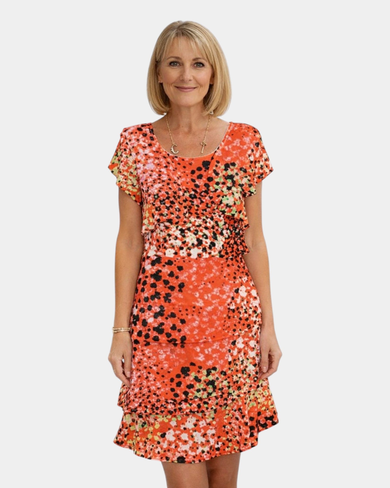 Hermine | Robe à volants élégante et confortable