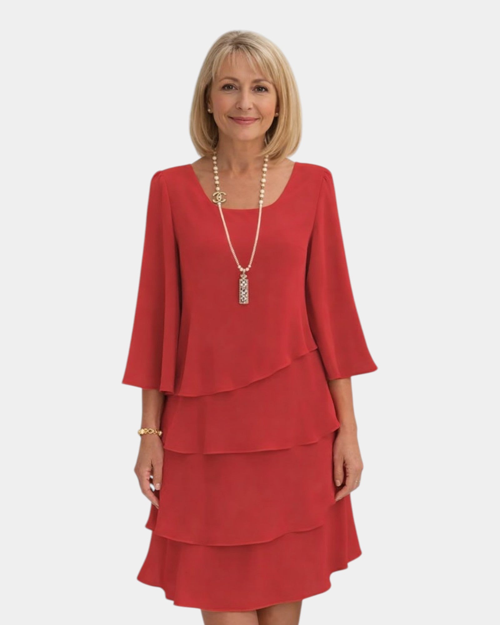 Thaé | Robe à volants élégante et confortable