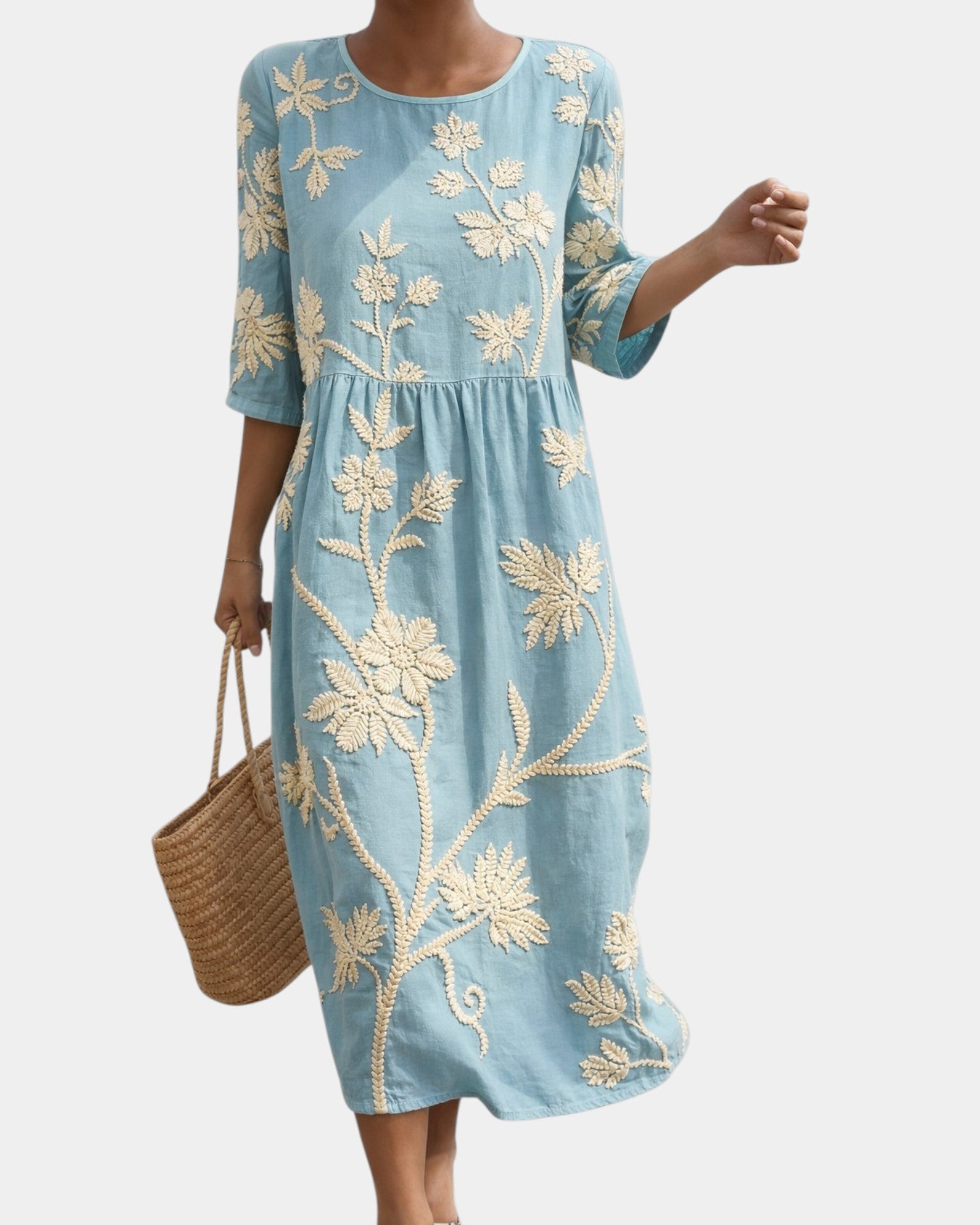Delvine | Robe Florale Élégante