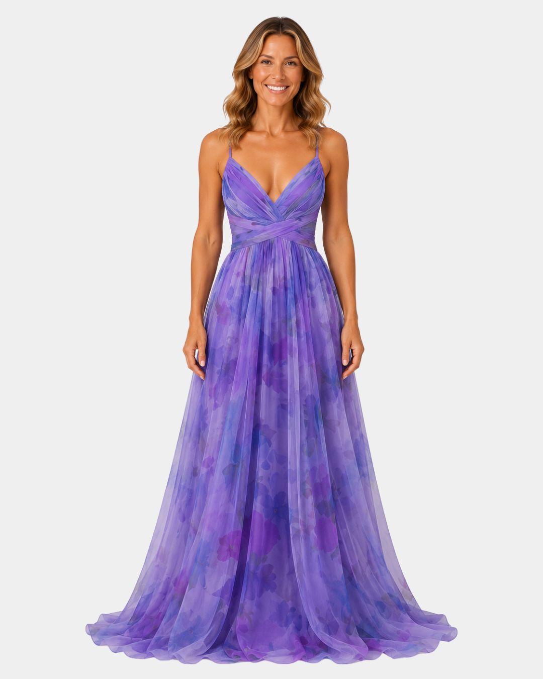 Giselle | Robe longue à imprimé floral