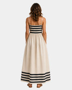 Ismeralda | Robe longue à rayures