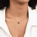 Fleur | Collier en Émeraude Verte Doré