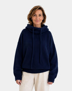 Marie | Pull Douillet avec Col Haut et Capuche