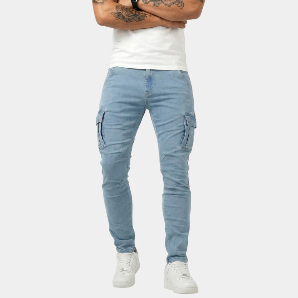Jean | Pantalon Cargo Élastique
