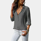Valeria | Blouse Classique à Boutons
