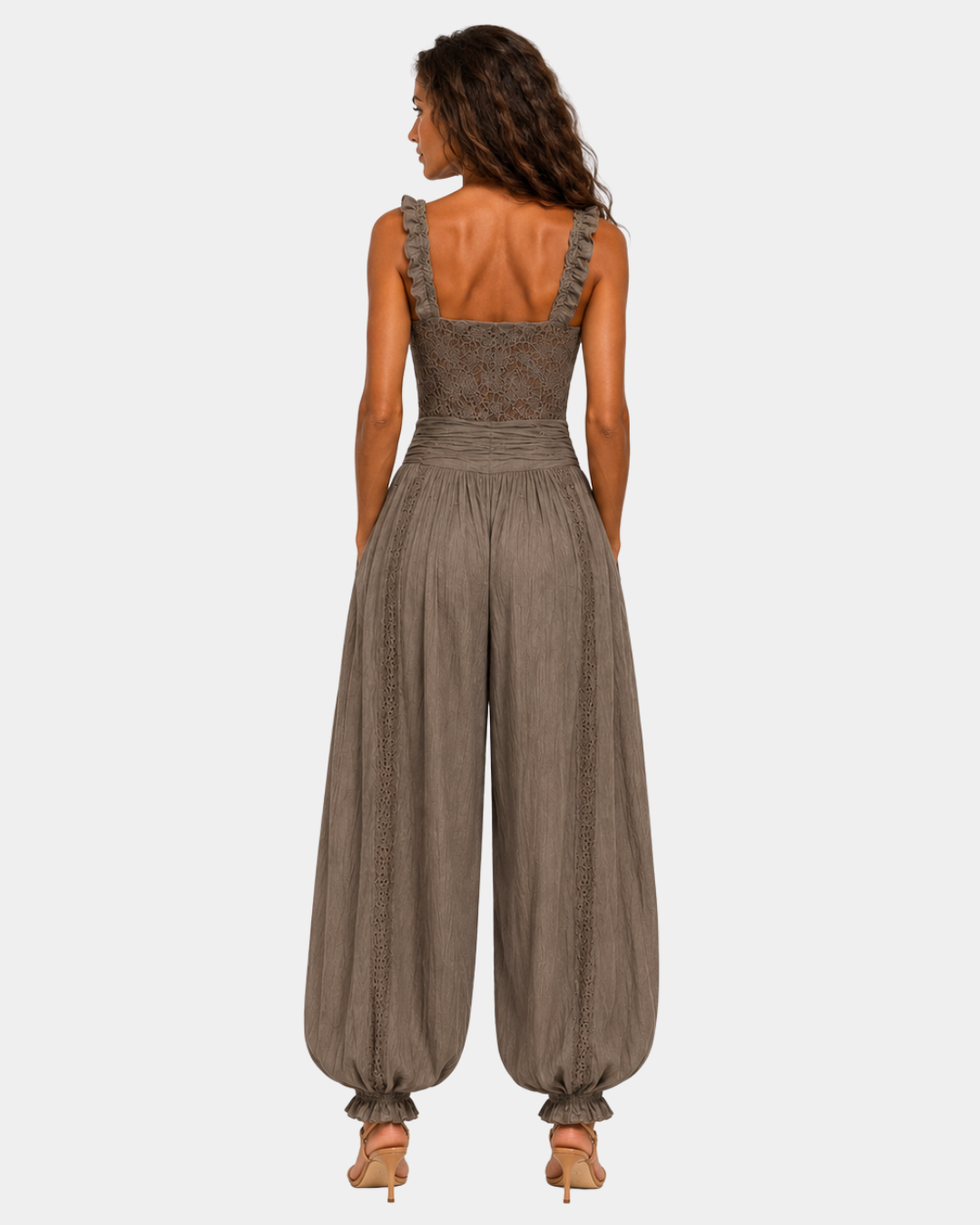 Anségise | Ensemble élégant composé d'un haut et d'un pantalon