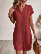 Tess | Robe-blouse en lin confortable