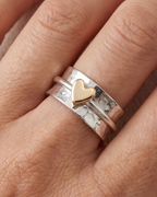 Sabine | Bague cœur