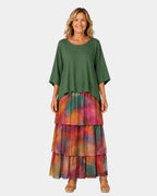 Agnès | Élégant Robe Maxi Fluide