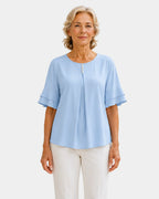 Hadelinde | Blouse élégante à boutons