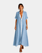 Béryl | Robe inspirée d’une chemise