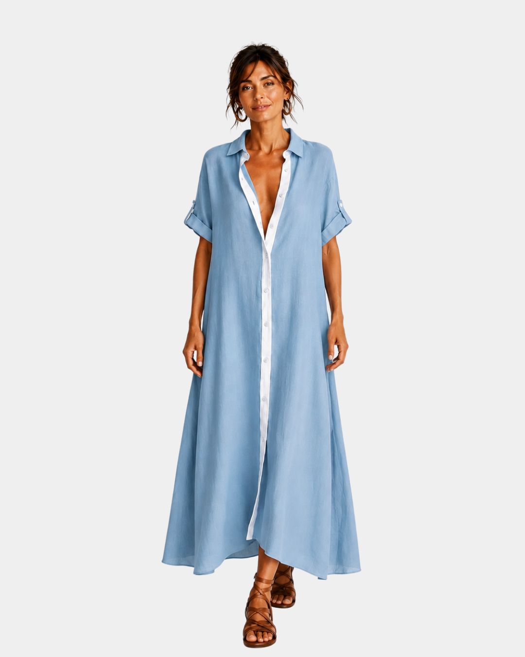 Béryl | Robe inspirée d’une chemise