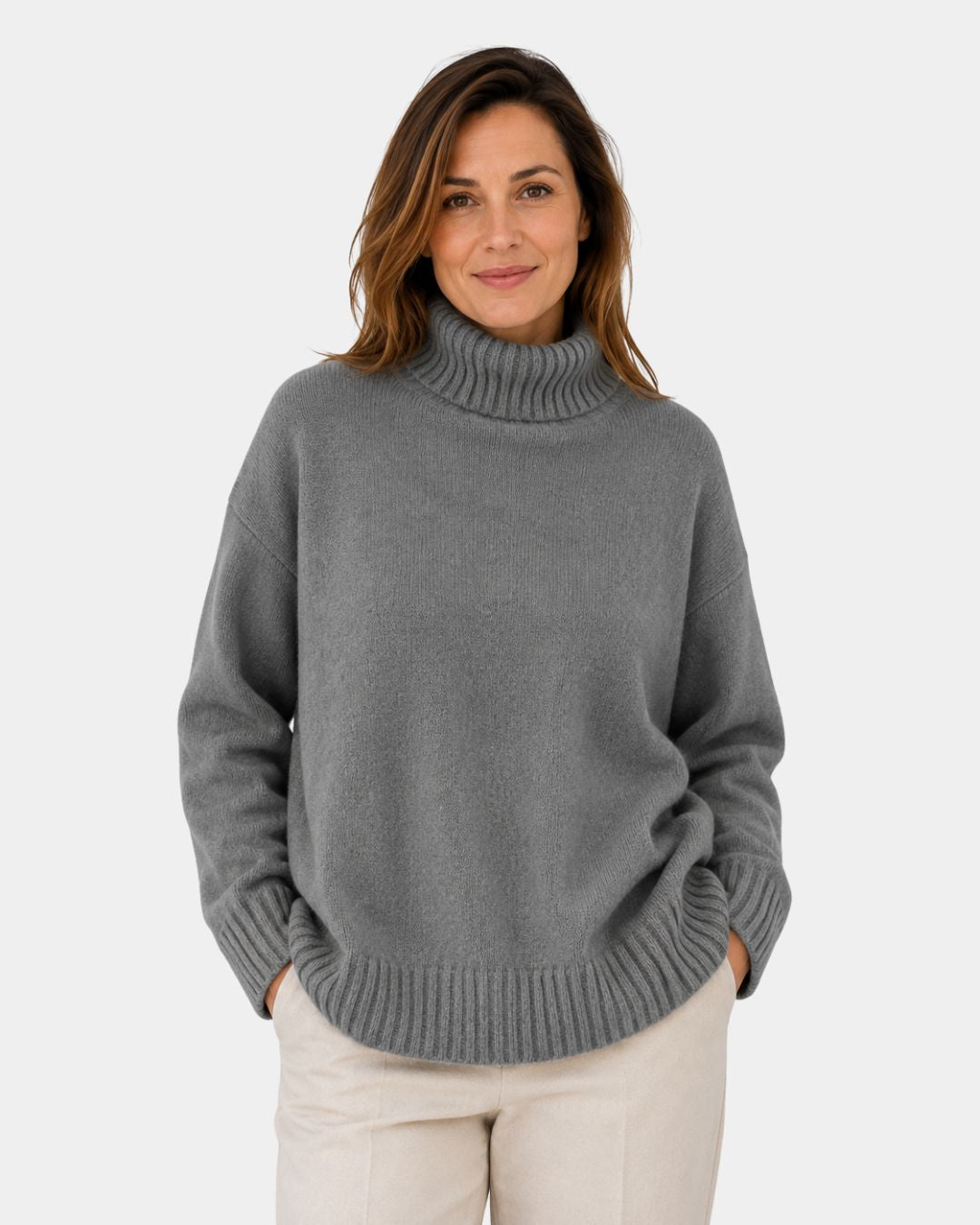 Irena | Pull Doux à Col Roulé