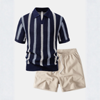 Polo à V et Pantalons Courts