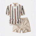 Polo à V et Pantalons Courts