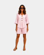 Auberte | Ensemble short et blouse